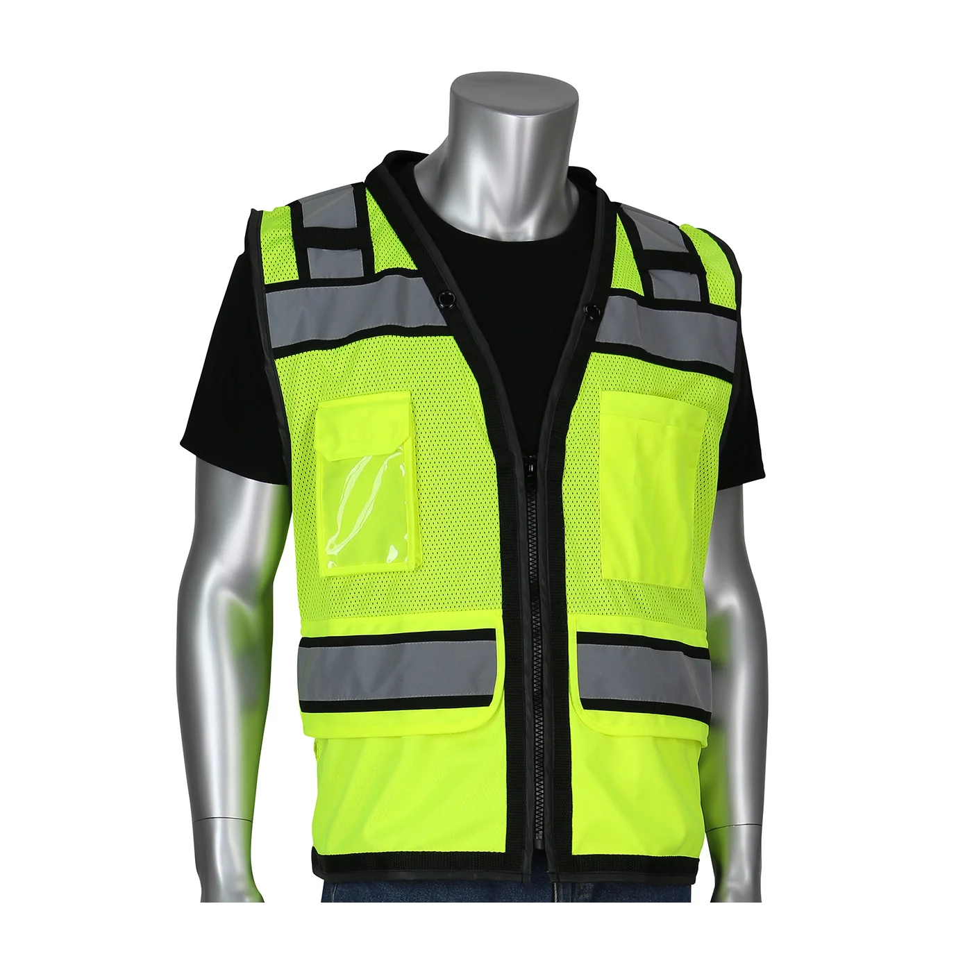 302-0800D Anti-Static Reflective Safety Workwear Vest Flame Retardant Construction Workwear Night Visibility Traffic Clothing