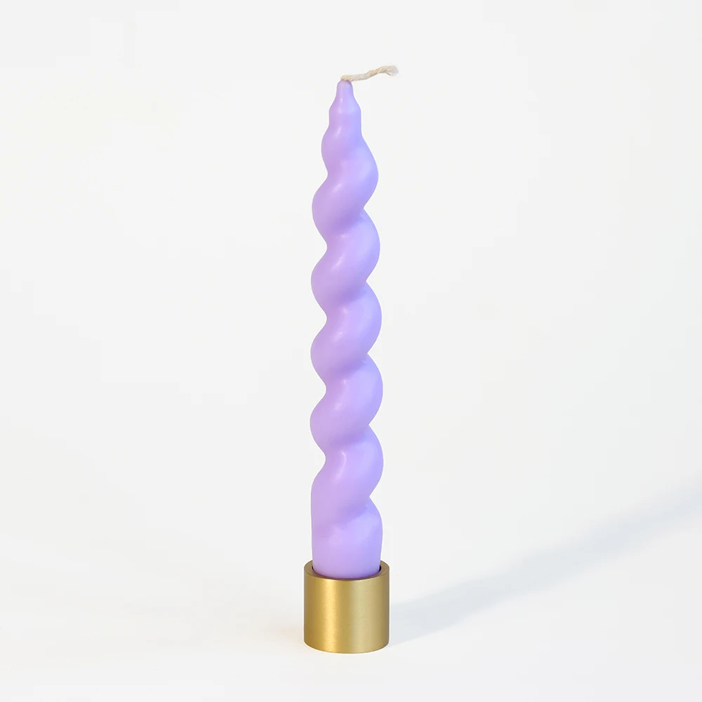 Minimalist Brass Candle Holder Gold Metal Taper Candlestick Holder Wedding Home Decor Cute Small Candle Stand Solid Brass