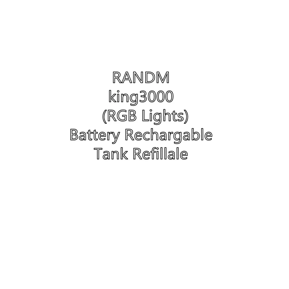 Vanscloud New RandM Dazzle King with rechargeable directly supply 12 Colors box packaging