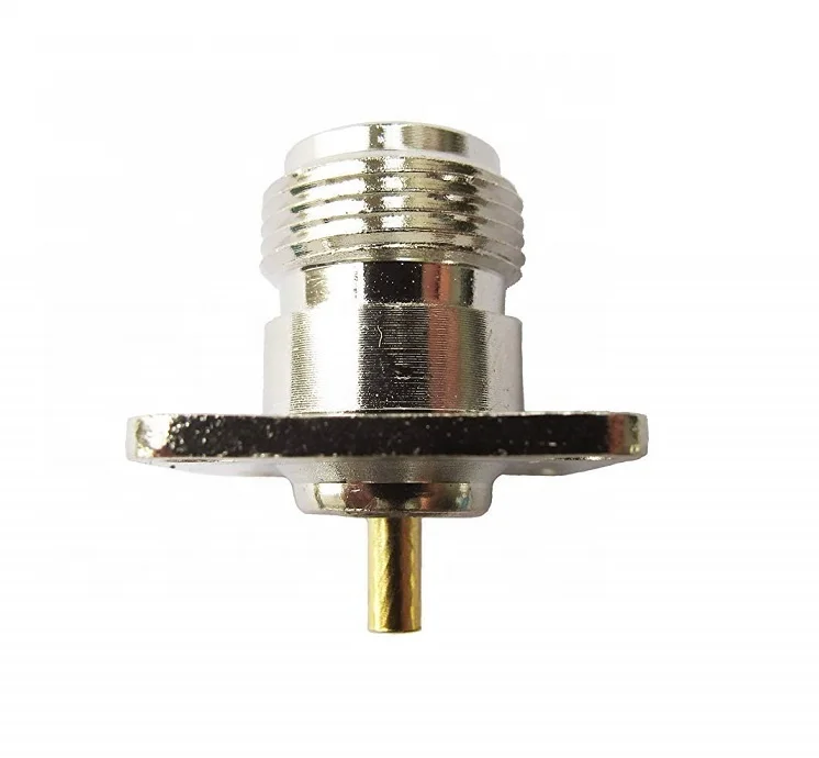 Горячая Распродажа, N гнездовой разъем, крепление панели с 4 отверстиями, монтаж печатной платы