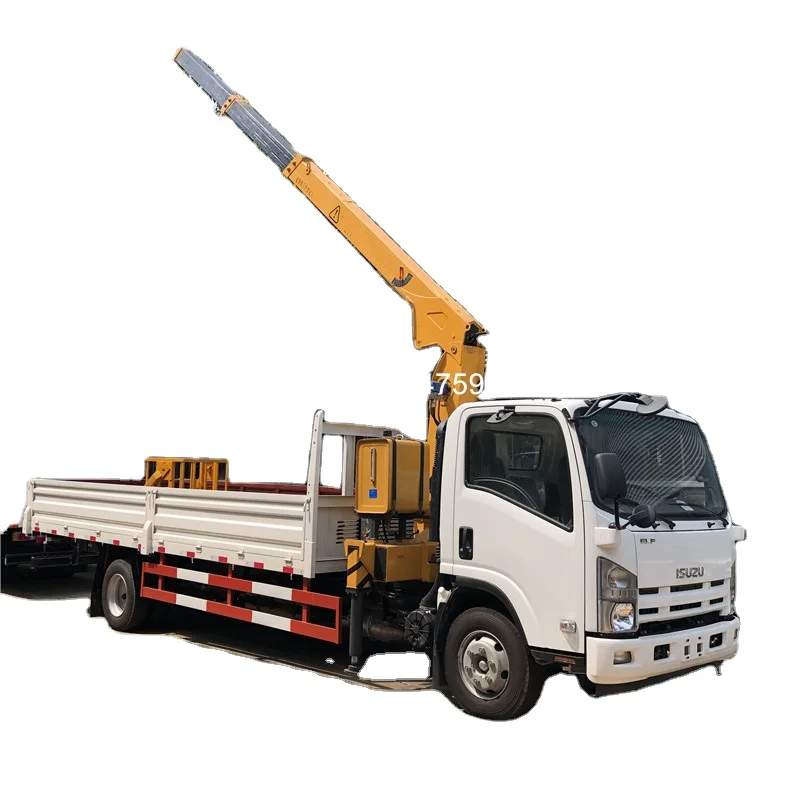4x2 Japan 5 tons crane for truck