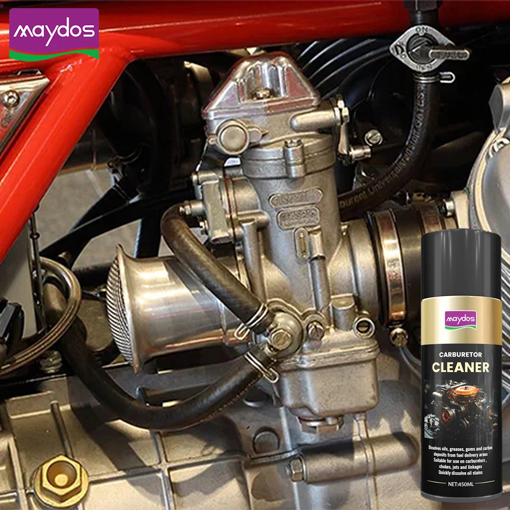 Factory direct sales 450ml Strong powerful Cleaning engine carbon cleaner spray carburetor carb cleaner
