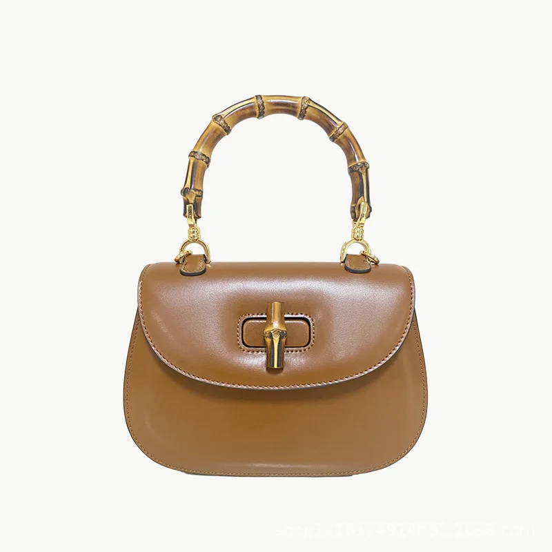 Logo Custom Natural Grain Genuine Leather Designer Luxury Branded Hand Bags For Women Ladies Woman Adults