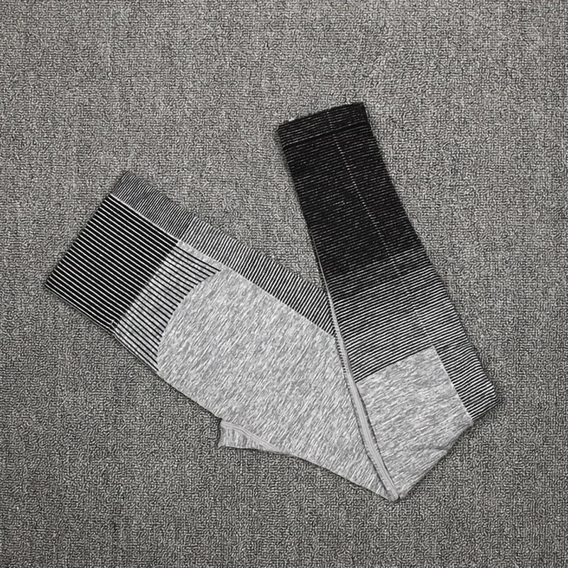 
Fitness Leggings Women High Push Up Fitness Leggings Slim Knitting Workout Jegging Femme New 