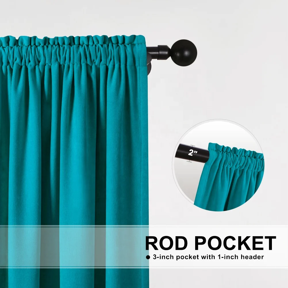 Modern Style Soft Heavy Velvet Curtains for the Living Room Blackout Cortinas Fabric Cloth for Home Ready Made