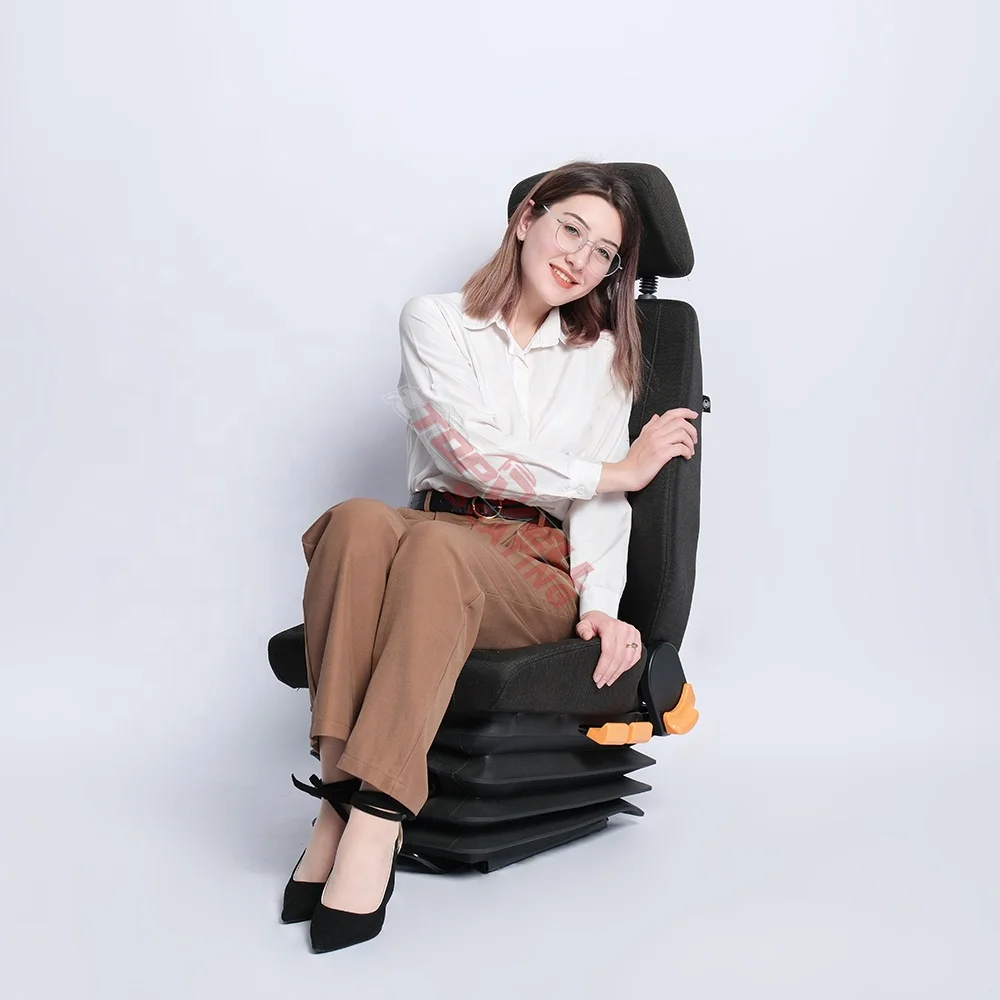 China Most Comfortable ISRI6000/517 STYLE Truck Seat with Weight Knob Mechanical System Front Located Modified Car Seats