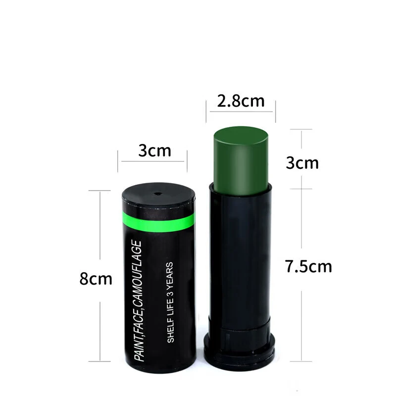 Paint Face Camouflage 3 Colors Green Black Brown Waterproof Paint Camouflage For Outdoor Training