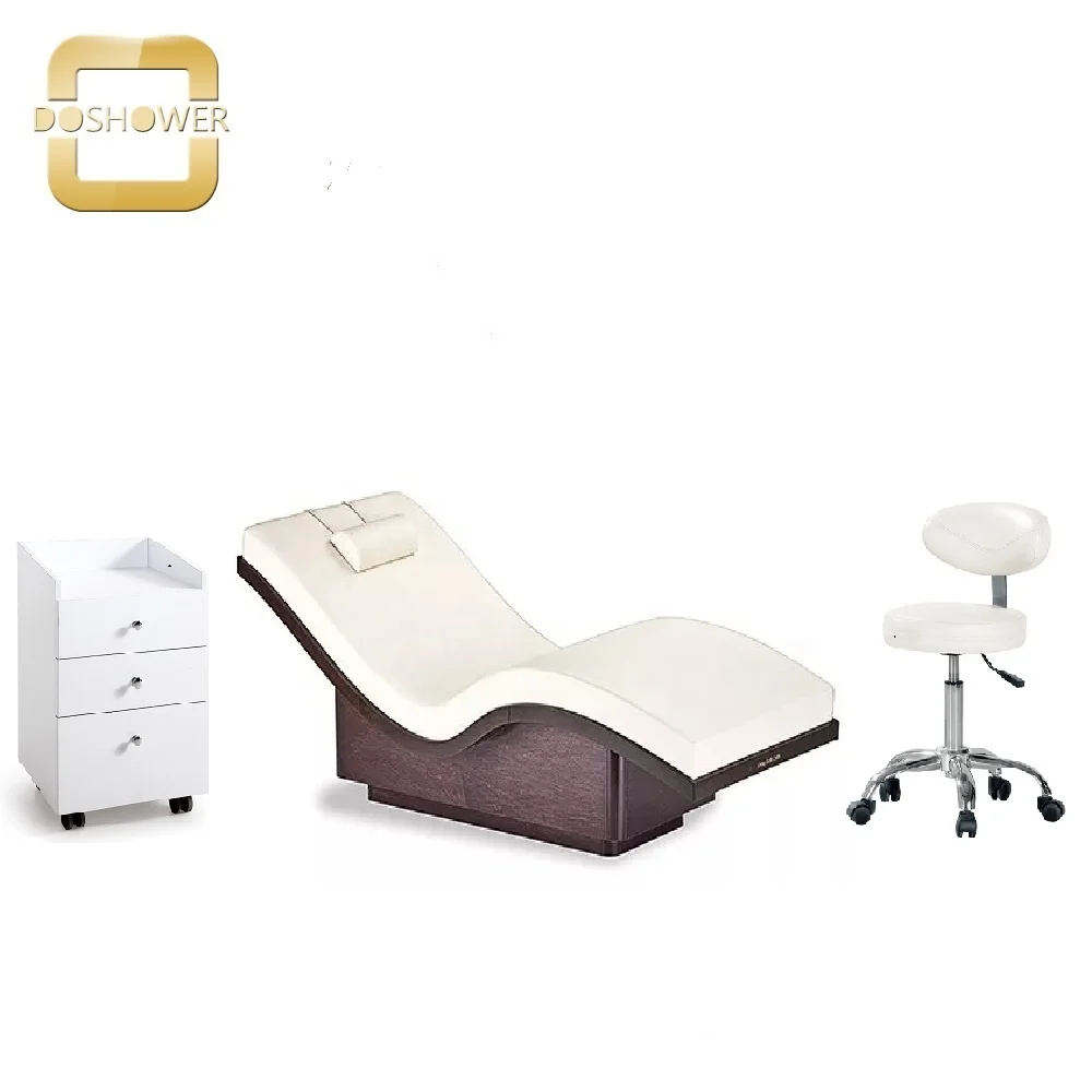 beauty massage spa bed with electric motor facial bed of spa lounge bed