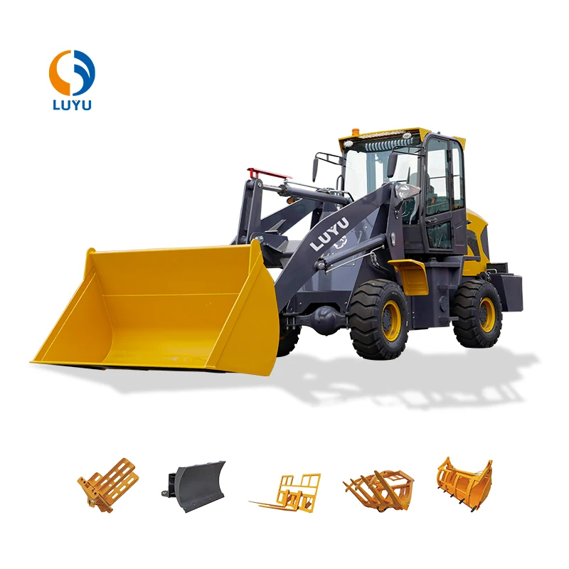 LUYU TJ168 Mini Wheel Loader China Good Quality Mini Wheel Loader Front End Loader With Ce Certificate