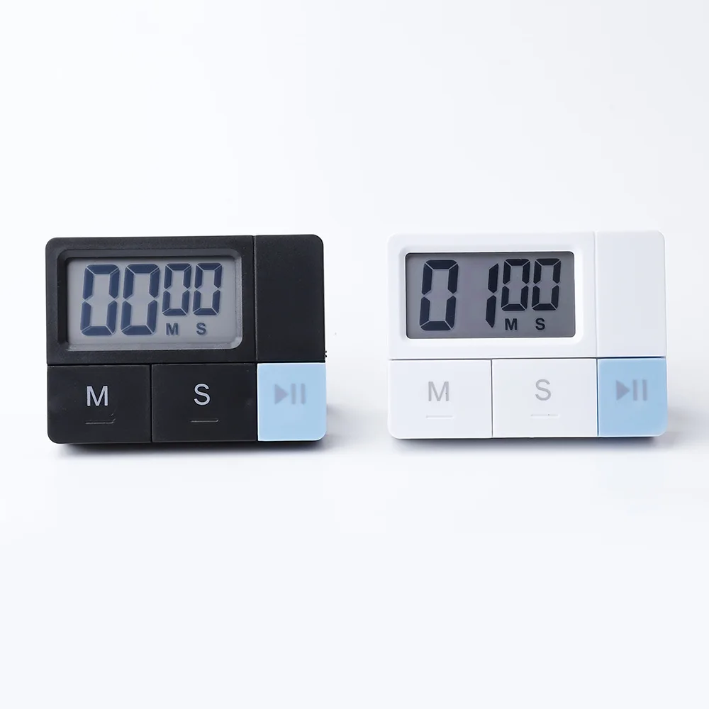 Portable Digital Countdown Kitchen Timer Count up Down Stand Cooking Shower Study Stopwatch Sound Reminder