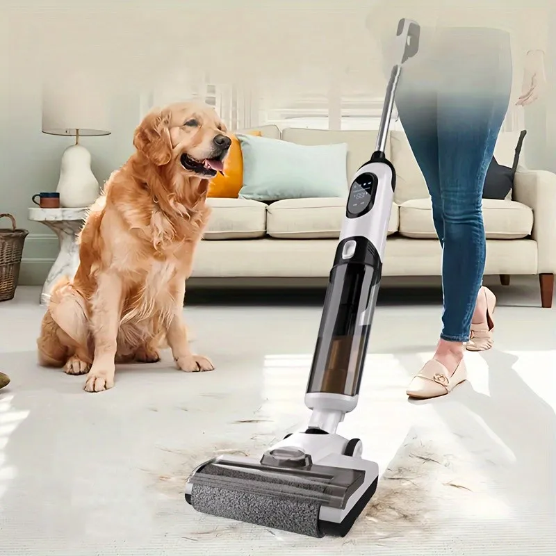 Rechargeable floor washer Smart Vacuum Cleaners for household cordless self-cleaning vacuum cleaner wet & dry floor scrubber