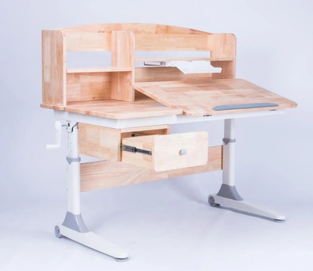 Kids Manual Crank Adjustable study Desk Child Study Desk Learning Table