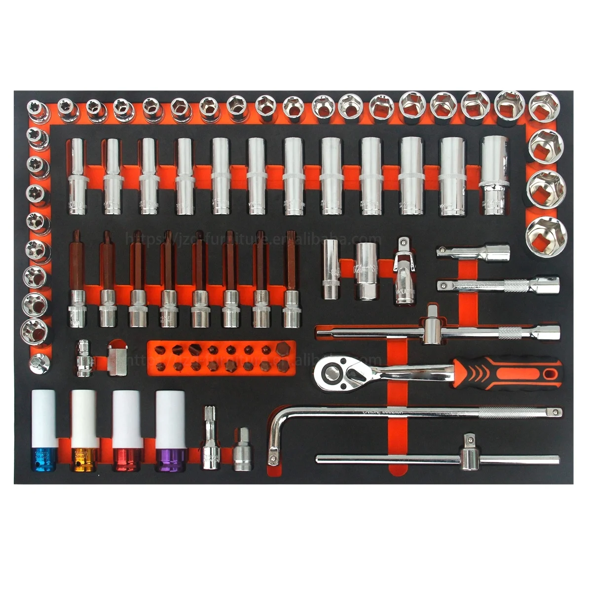 JZD factory vehicle tools for toolbox roller cabinet other hand tools mechanic professional tool sets