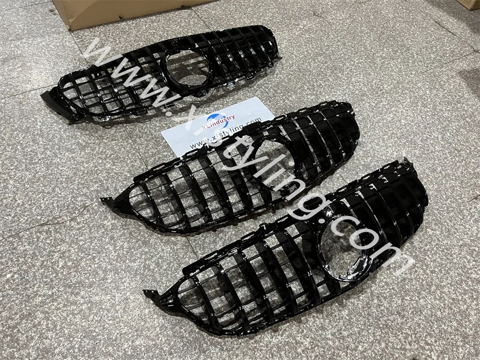 Car styling Facelift AMG grill for Mercedes BENZ W205 2019 W213 Grilles