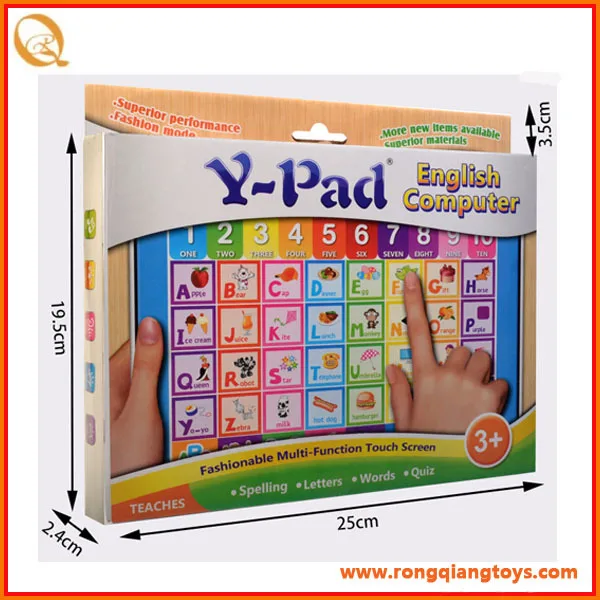 Kids Intelligent ABC Learning Machine, Laptop Toy Color BOX for Sale Battery Plastic ABS Plastic Flooring 24 Red, Blue 72 CN;GUA