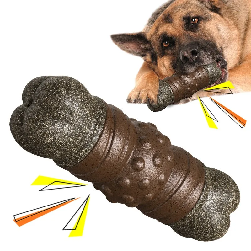 Wholesale new dog indestructible molar stick bone bite resistance boredom companion tooth cleaning dog toothbrush pet toys