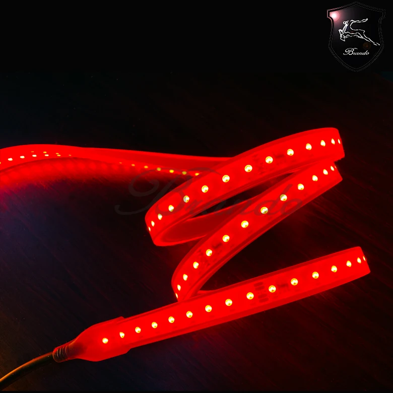 BRANDO Sauna Flexible LED Light High voltage BO-SL72-220V(A)  flexible circuit board LED Red Tape LIght in Tunnel