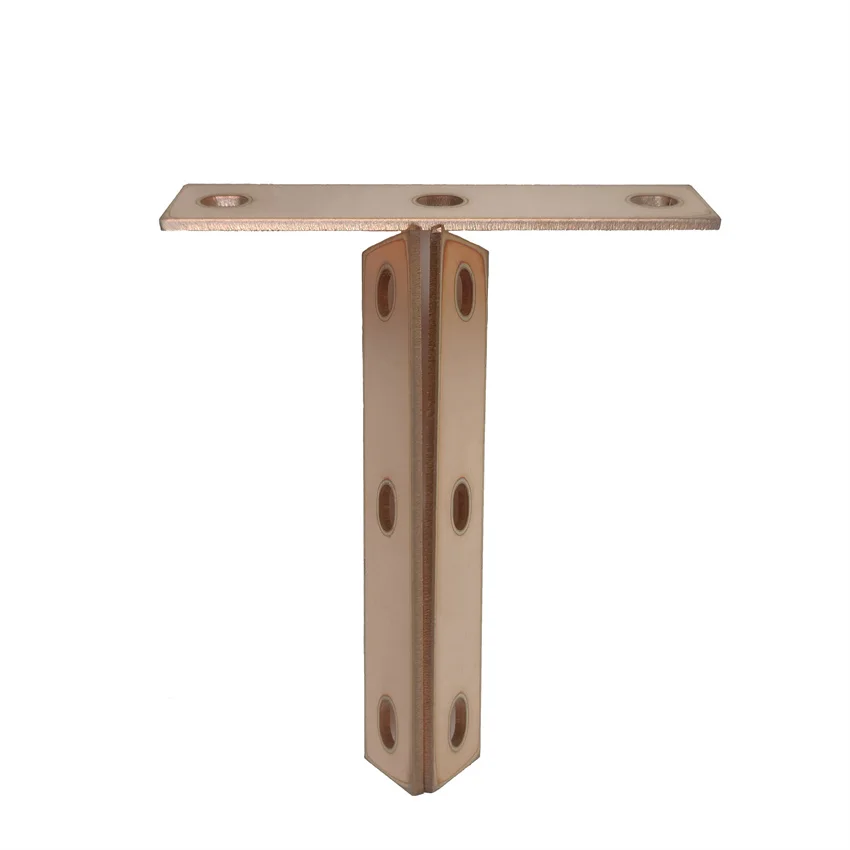 Customized T2 Red Copper Strip Flat Busbar for Prismatic Cell