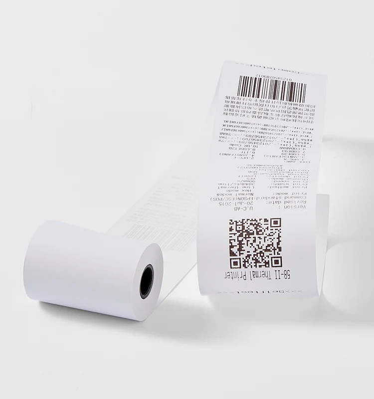 48gsm 55gsm термобумага рулон 80x60 80x50 57x50 мм для кассовых чеков POS Банкомат бумаги
