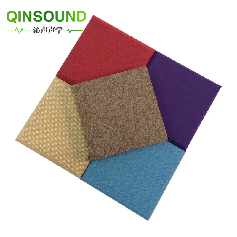 noise absorbing material sound insulation floor cinema walls Eco protection fabric acoustic panel