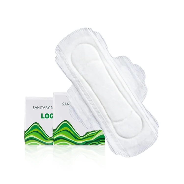 Healthy Biodegradable Sanitary Towels Ultra Thin Sanitary Pad with 100% Organic Cotton