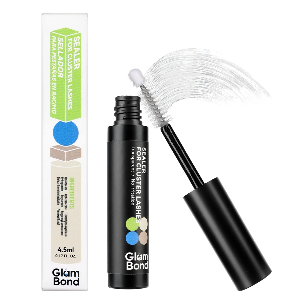 Glambond Coating Sealant For Eyelash Extension  OEM Black Lash Coating Sealant For Cluster Eyelashes