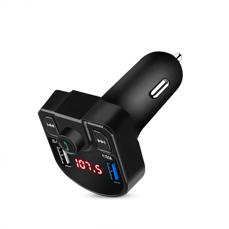 Автомобильный Mp3 радиоприемник 4.1a с двойным Usb-зарядным устройством аудио музыка беспроводная система громкой связи Fm-передатчик Bt автомобильный комплект