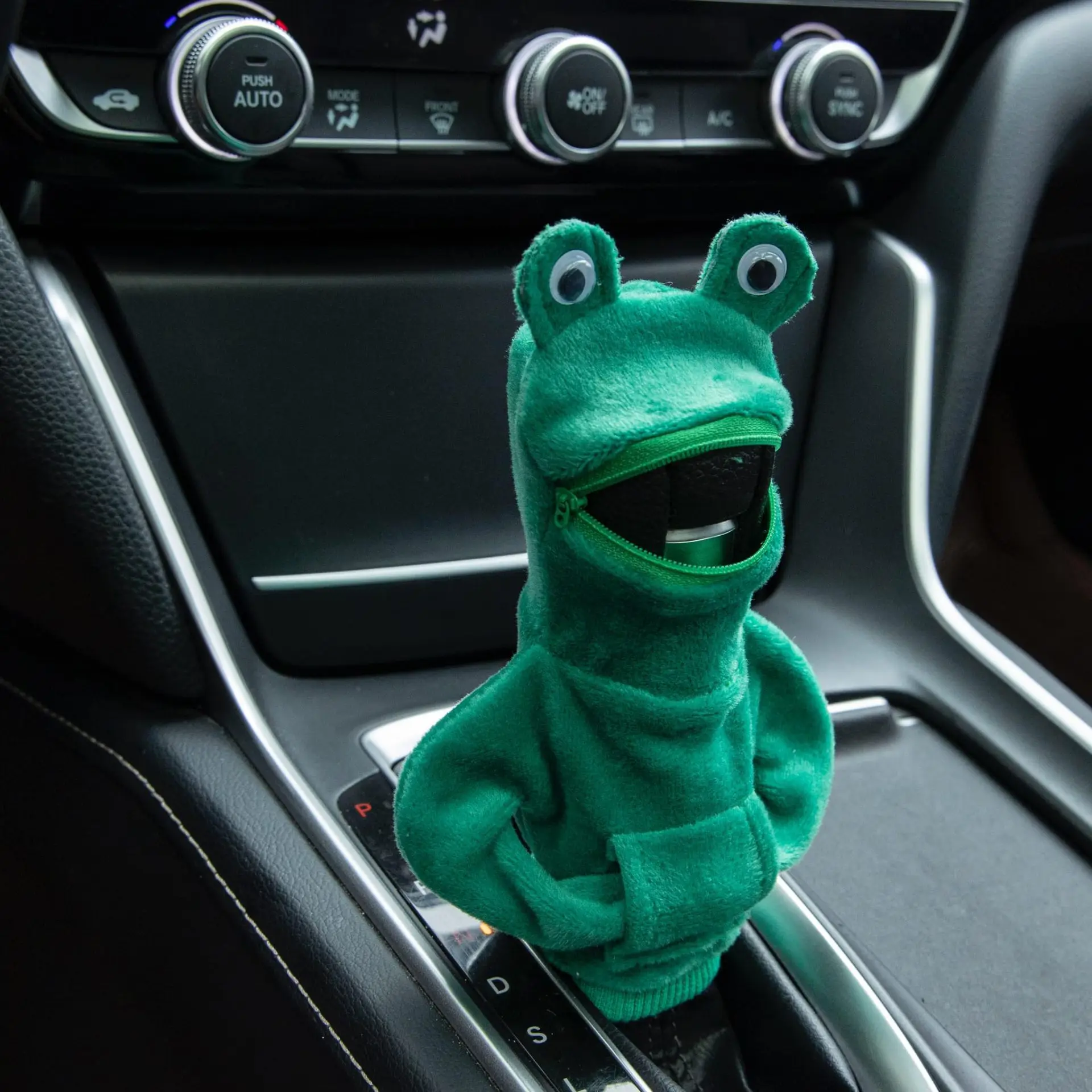 Car Gear Shift Hoodie Knob Cover frog Gearshift Sweater, Mini Shark Gear Stick Car Shifter Hoodie Interior Car Accessories
