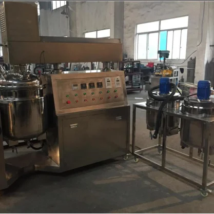 Automatic vacuum homogenizing emulsifier gel emulsifier making machine for chemical machinery equipment