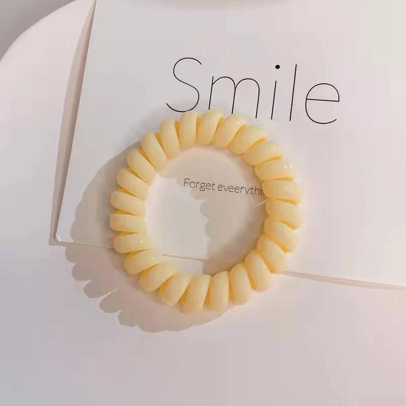 Spiral Hair Band Hot Sale Coil Hair Accessories For Women Phone Cord Hair Tie