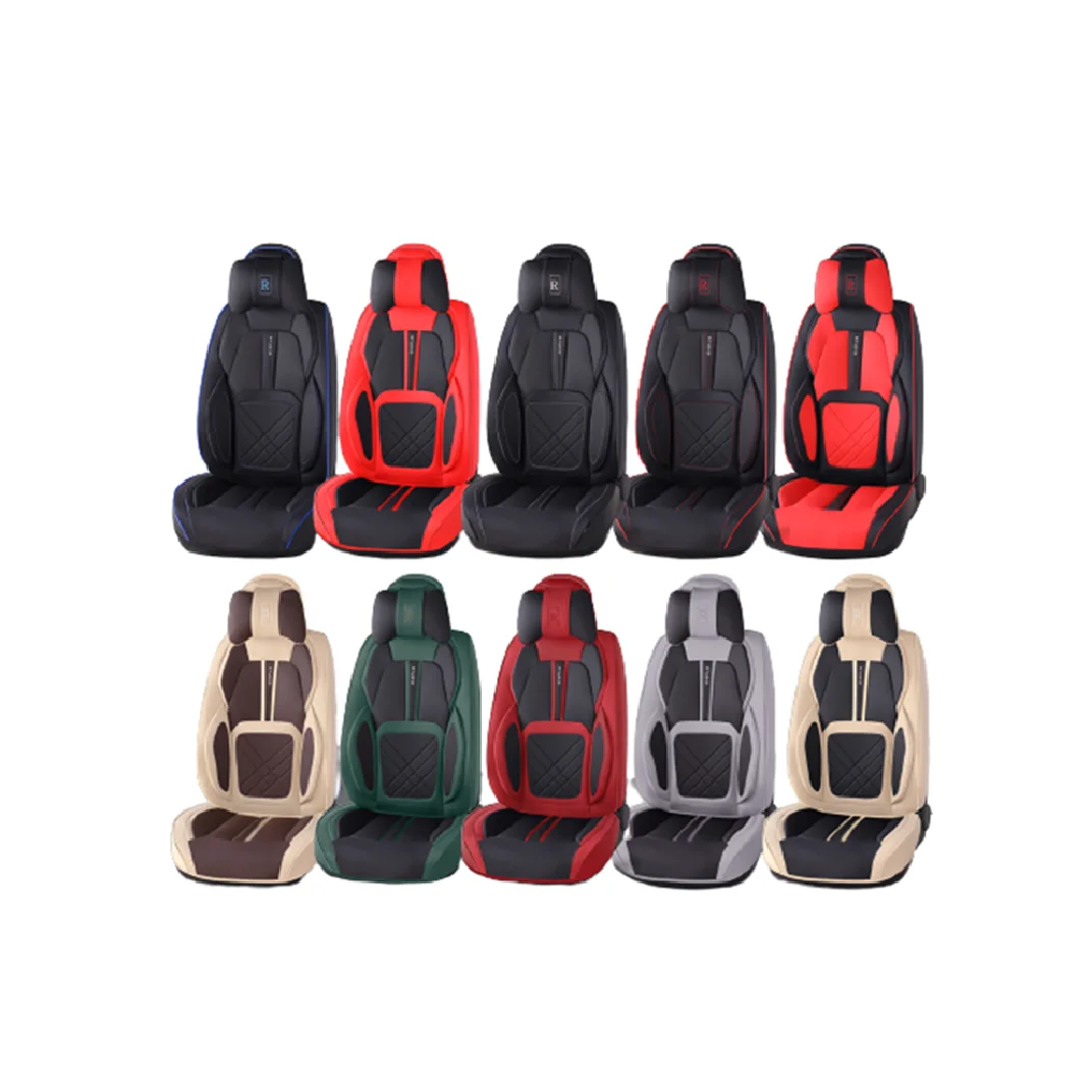 Professional Factory Made Universal Leather Car Seat Covers Pvc Car Interior Decoration Set
