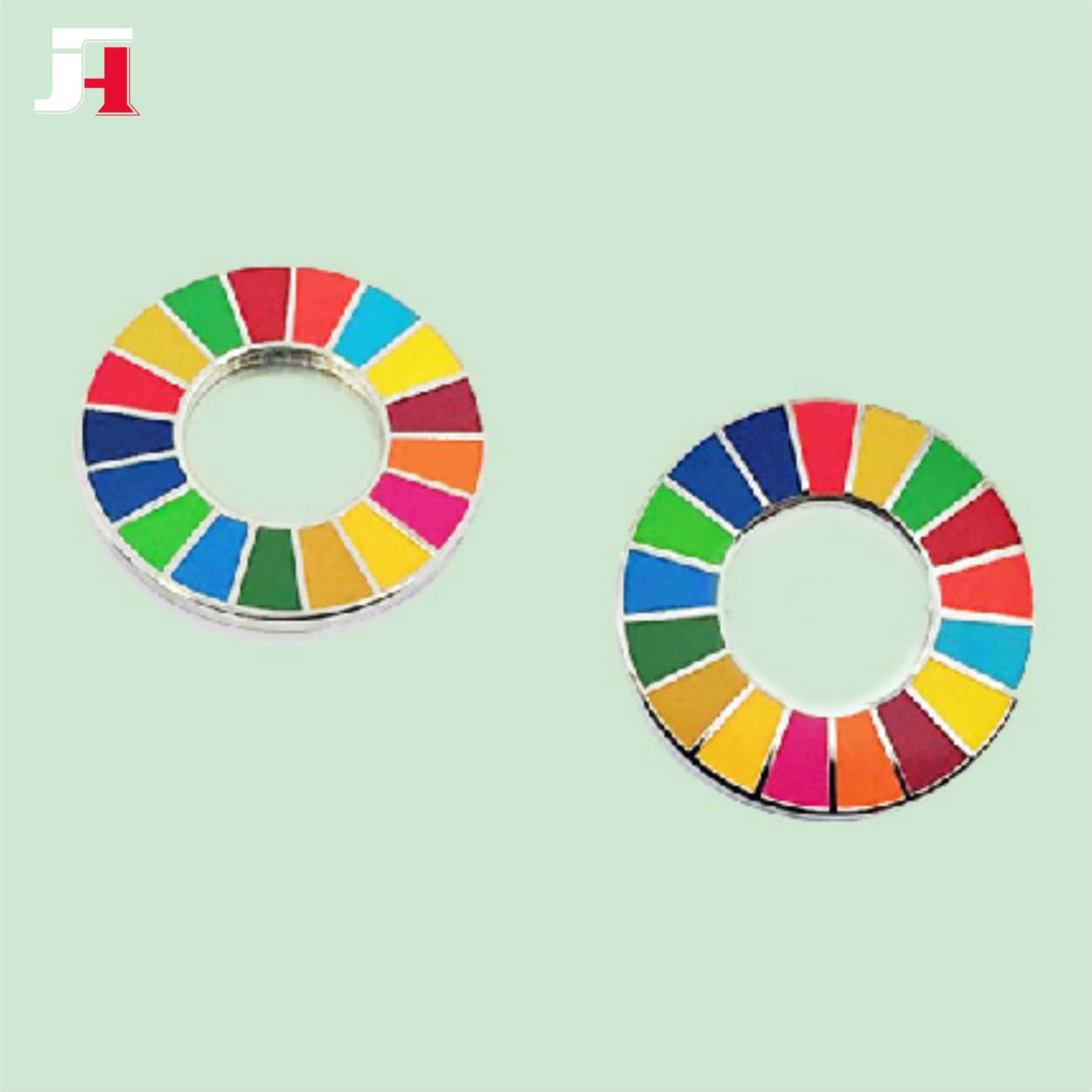 Manufacturer Hot sell High Quality SDG Enamel Pin Mark Professional SDGs Lapel Pins with epoxy custom