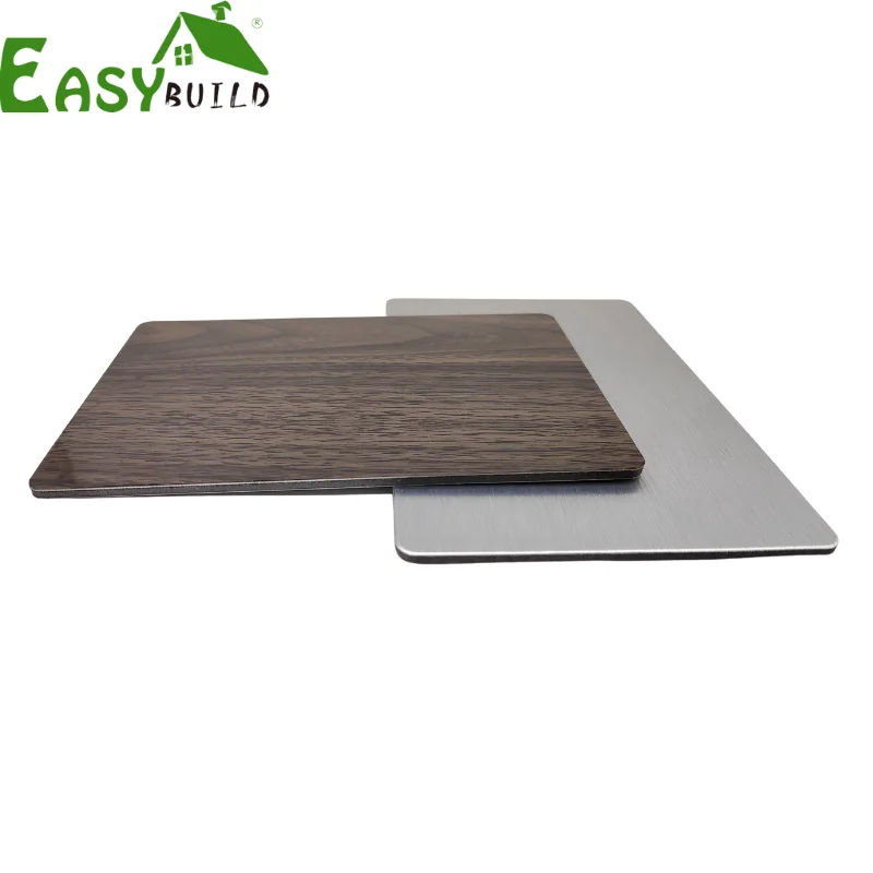 China supplier high glossy wooden pattern Aluminum Composite Panel