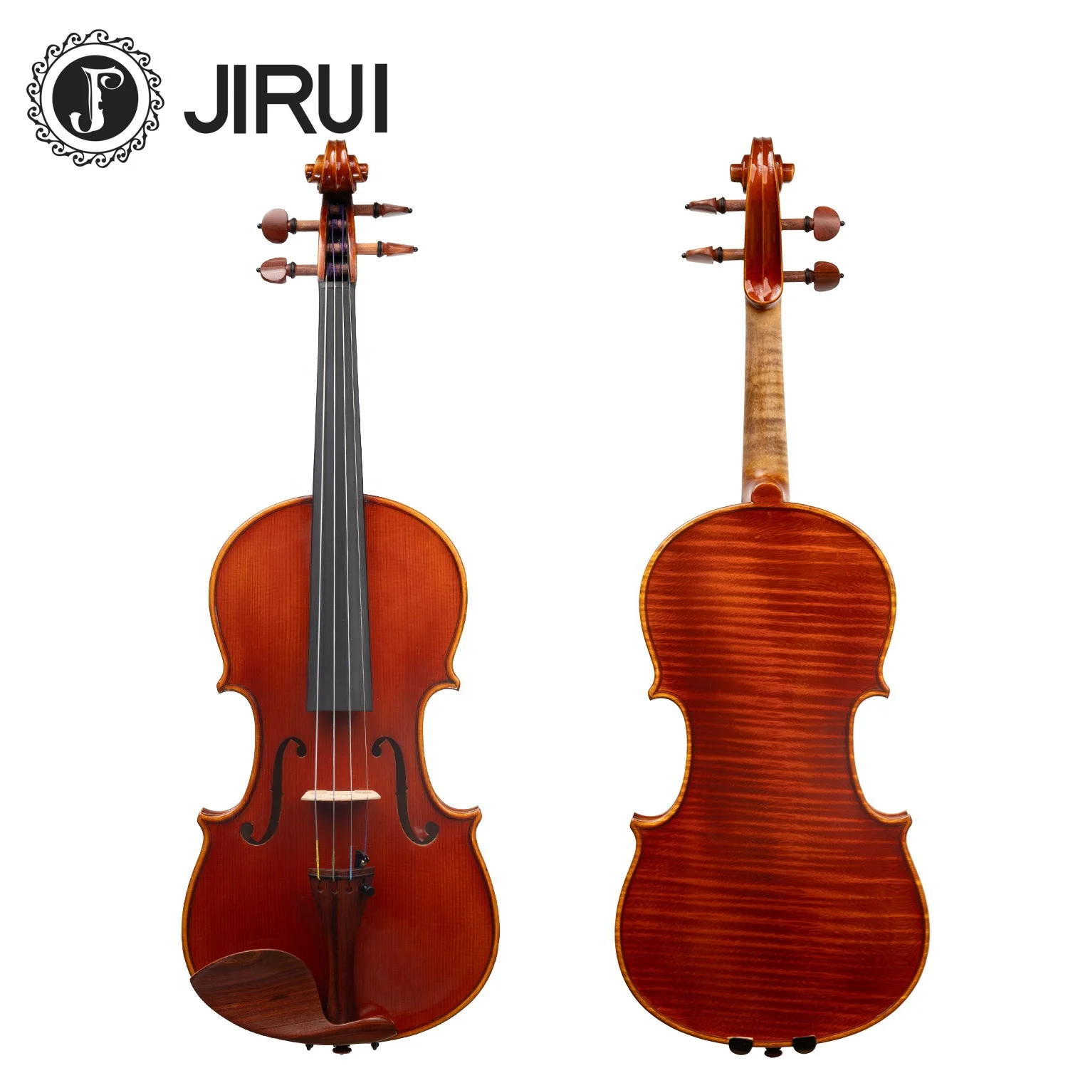 Top Sale High Quality Violin Hand Made Professional Violin Nice Flamed Maple Advanced Violin 4/4 Grade B+style Antique Dark Red