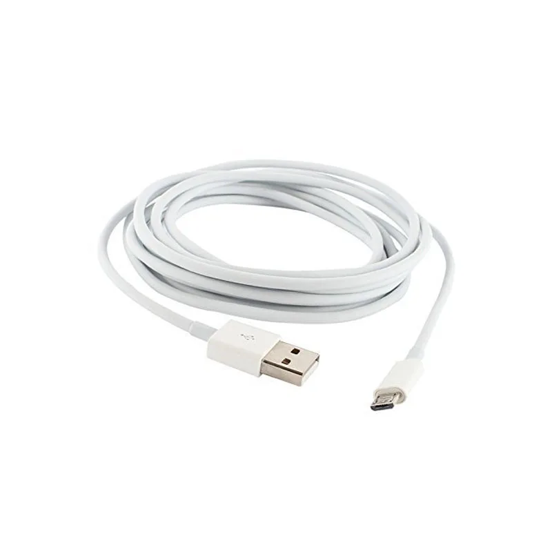 Factory Wholesale PVC USB To Micro Fast Charging Data Transmission Cable 1M 2M For Mobile Phone Customizable