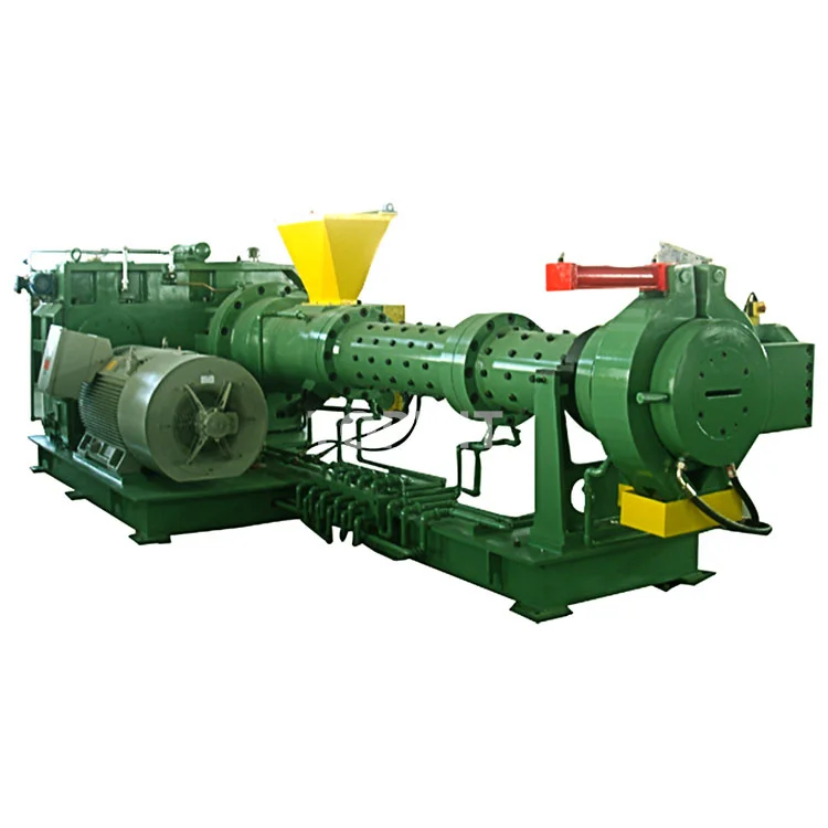 High Quality China Manufacture Tire Rubber Extruder Hard Tooth Surface Reducer Cold Feed Extruder For Final Mixing Rubber