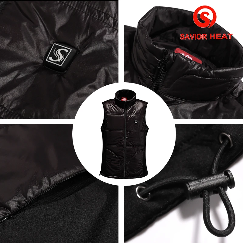 Hot New Products Cotton Work Softshell Button Rechargeable Heated