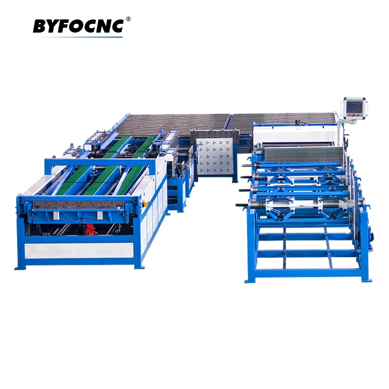 U shape  cnc duct line 5 tdf duct forming square duct making machine
