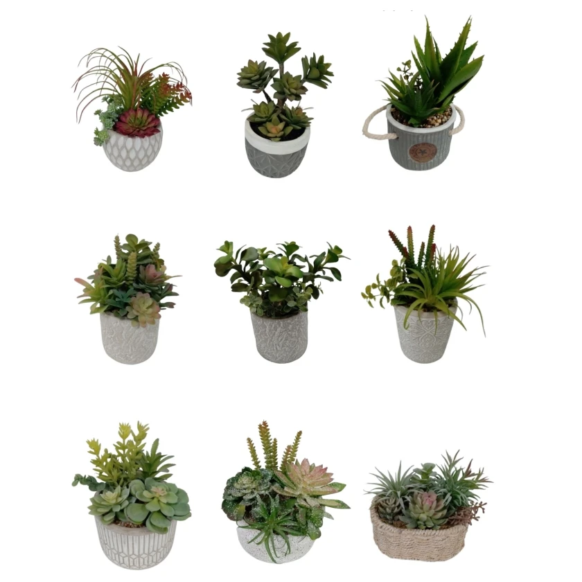 Simulation of green plants potted plants Eucalyptus artificial flowers bonsai indoor living room ornaments