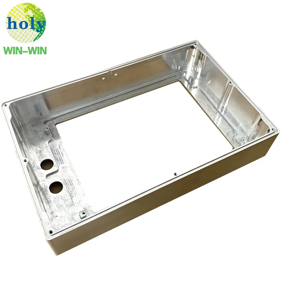 Custom Metal Aluminum Alloy LCD IP68 Submersible Front Panel Frame CNC Machined Parts Aluminum CNC Machining Precision Parts