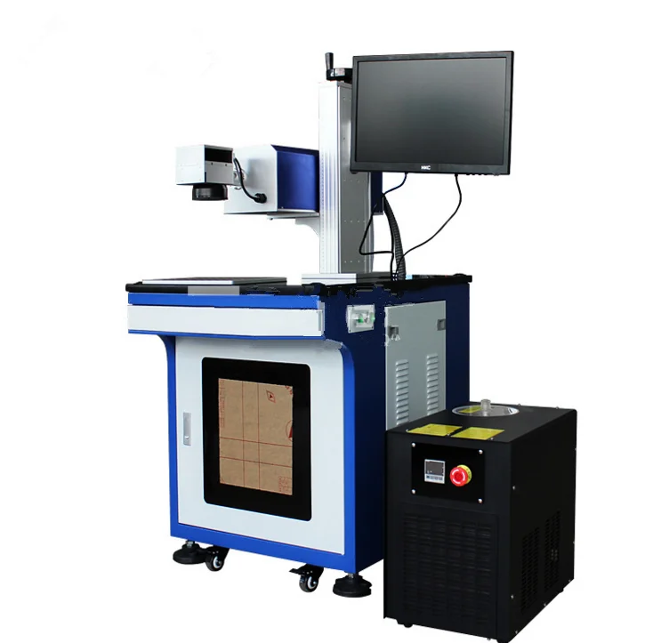 provided high quality UV laser marking machine for  glass  ABS  PE Plastic product  marking