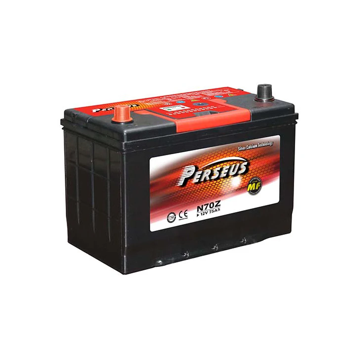 car battery N70Z 12V 75 AH car battery MF sealed auto battery OEM available