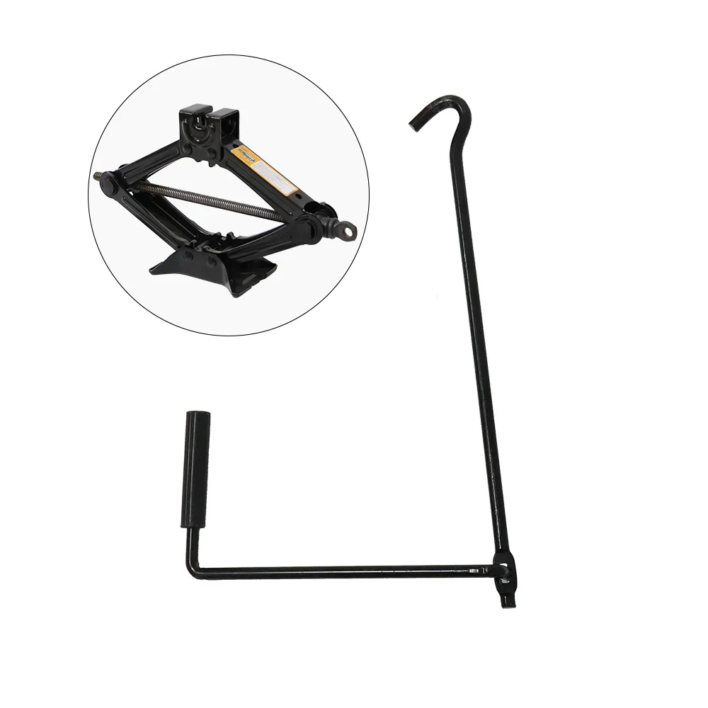 Hand cranked car jack portable scissor jack handle for small cars
