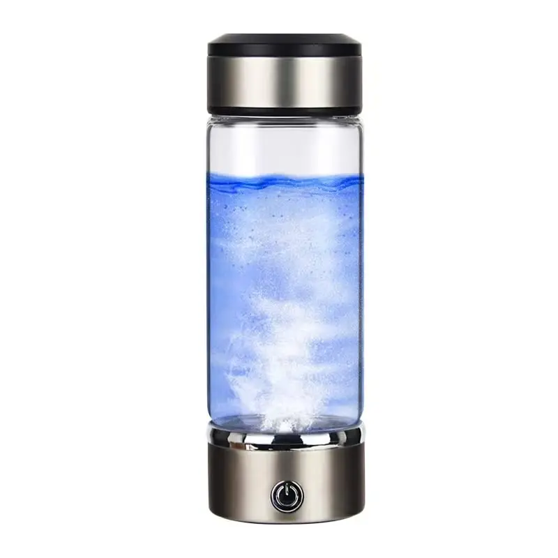 Hydrogen Water Bottle Portable Hydrogen-Rich Water Cup Generator Rechargeable Portable Glass Hydrogen Water Generator Bottle