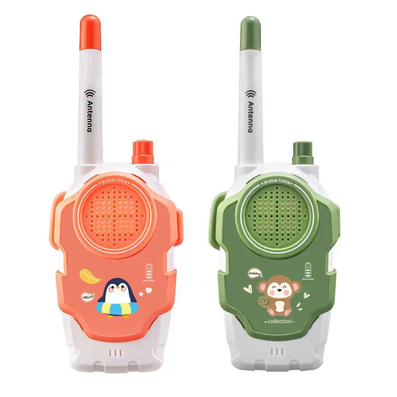 2024 tiktok small Kid Walkie Talkies for Outdoor and Camping outdoor intercom cartoon phone toy electronic camping toys for kids