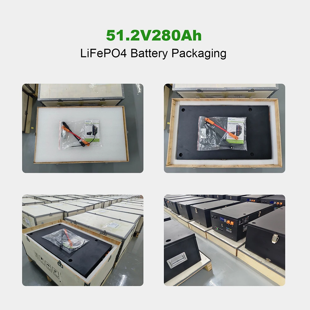 ESS 48V 51.2V 280Ah LiFePO4 Battery Module with Rack 15kwh 30kwh 45kwh 60kwh 75kwh Lithium Ion Battery Solar Home Energy Storage