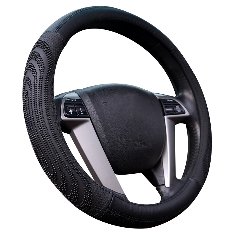 Superior Quality Luxury Genuine Leather Car Steering Wheel Cover Leather Universal