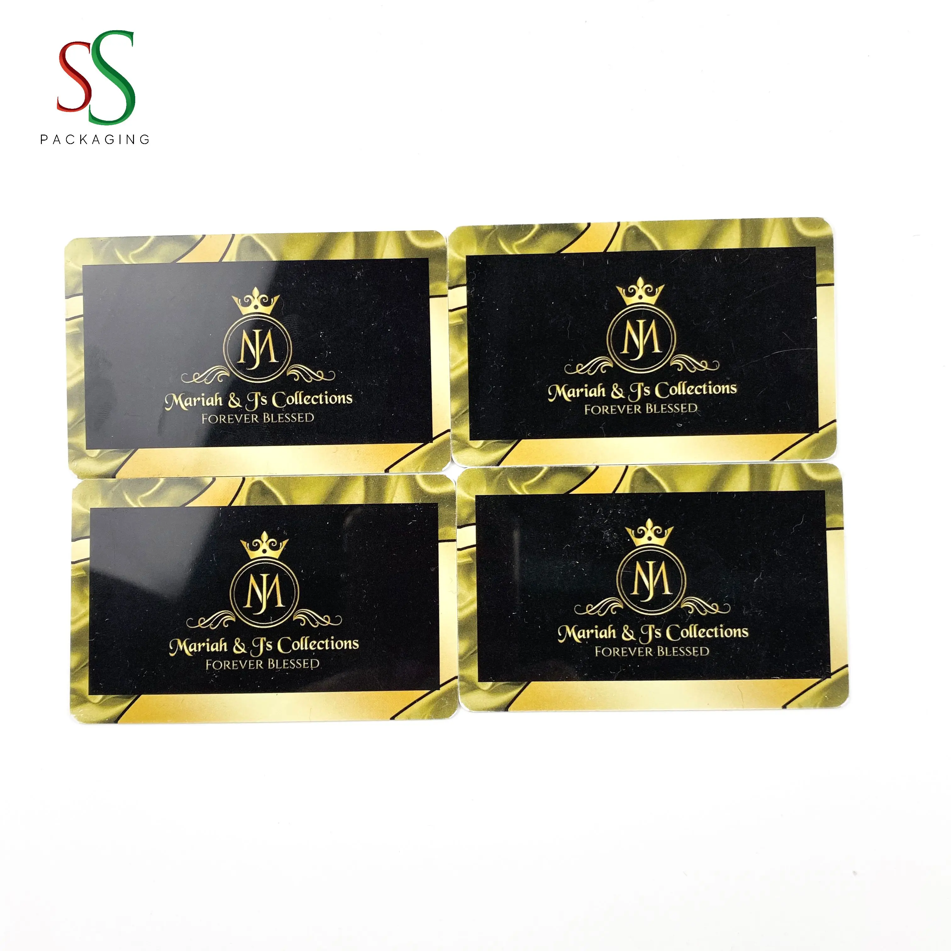 SS Hair Packaging Custom Business Card Credit Card Size Business Card