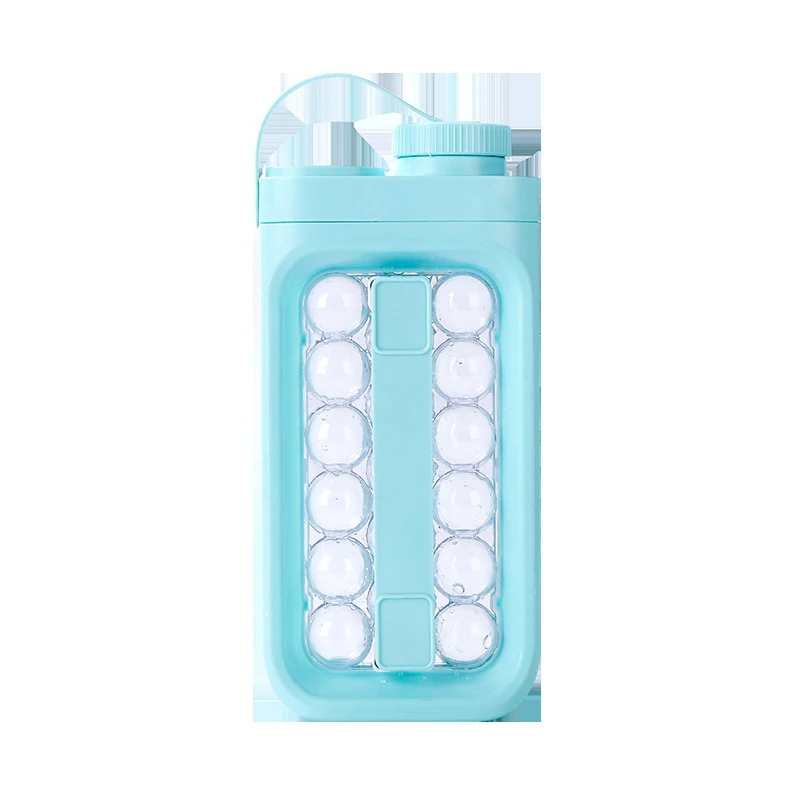 Wholesale  Portable Ice Ball Maker with Lid Non-BPA and Reusable Ice Cube Tray Bottle Mold