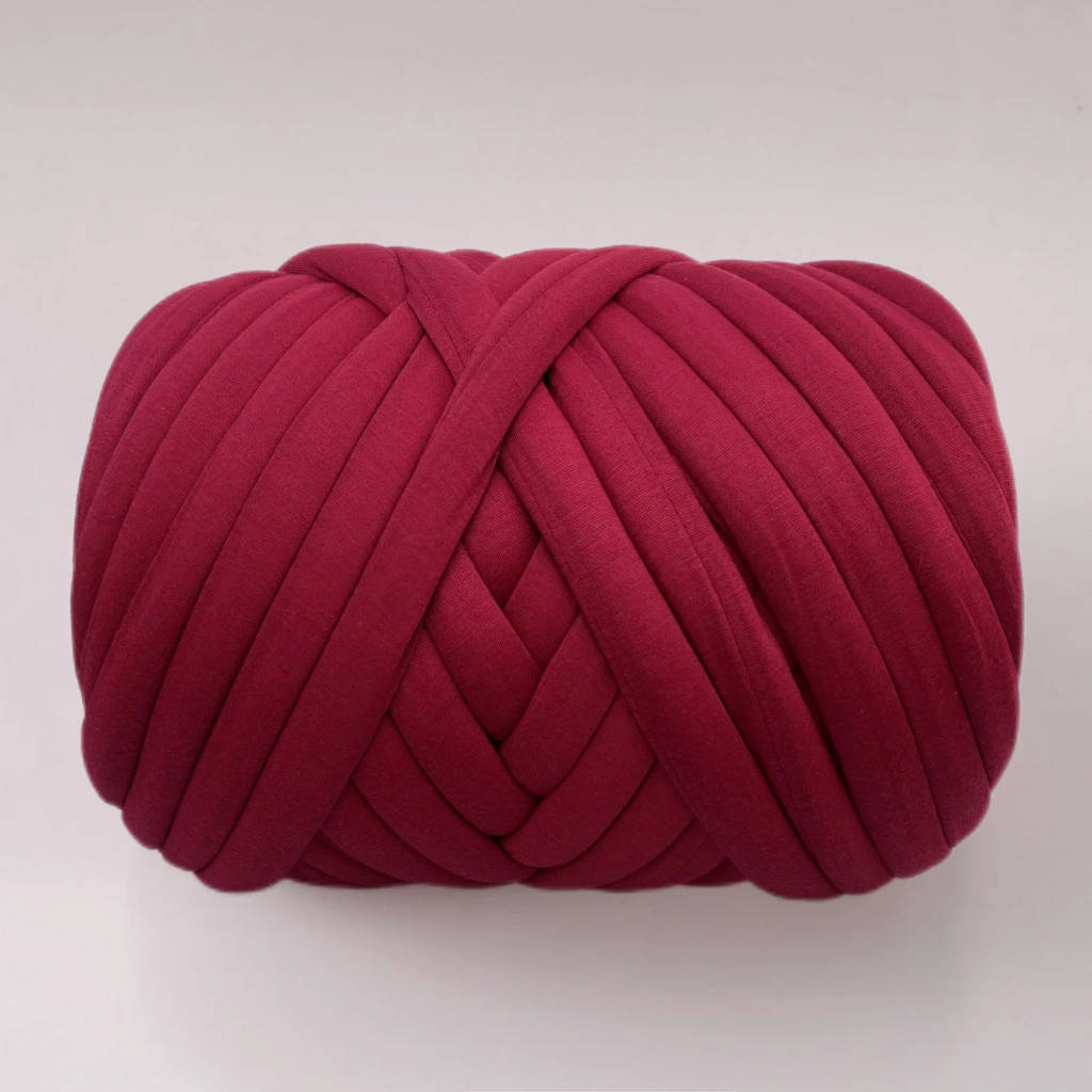 2.5cm big chunky yarn Tubular yarn giant yarn for cat nest Arm Knitting